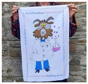 North Ronaldsay Science Festival T- towel